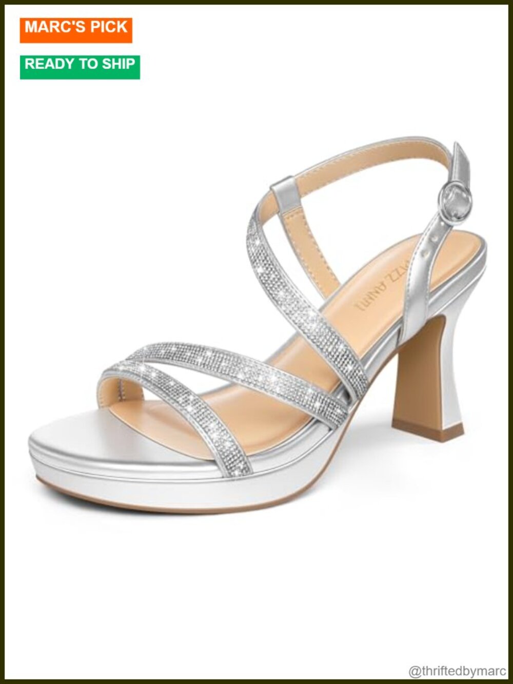 Women SoleBella Platform Block Heel Sandals 3 Inch Chunky Heels Open Toe Ankle